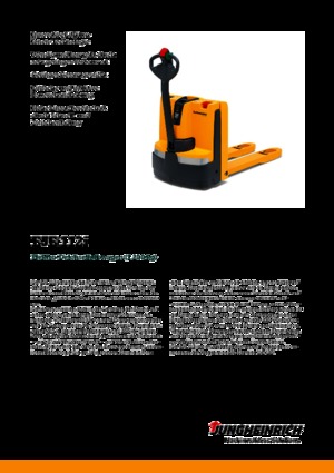 Пешеходна палетна количка Jungheinrich EJE 112i