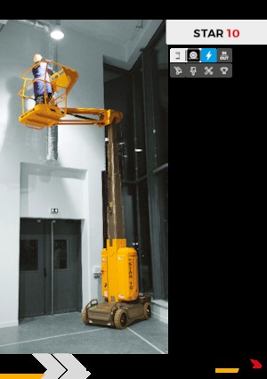 Подемници с единична вертикална мачта Haulotte Star 10