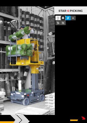 Подемници с единична вертикална мачта Haulotte Star 6 Picking