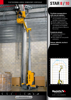 Подемници с единична вертикална мачта Haulotte Star 10