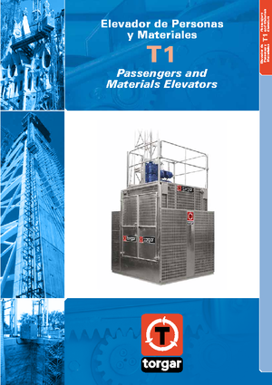 Подемници с единична вертикална мачта Saltec T 1 CR 15