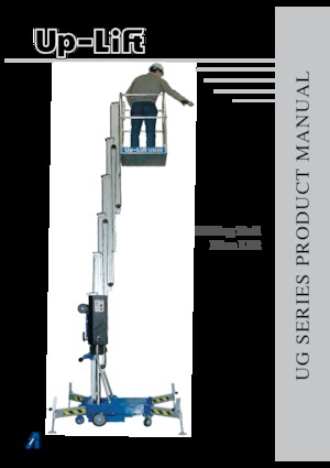 Подемници с единична вертикална мачта AHI UG40