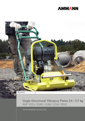 Виброплочи с преден ход Ammann AVP 1240
