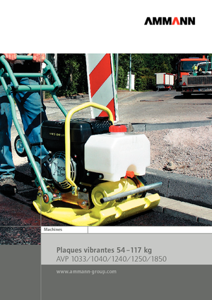 Виброплочи с преден ход Ammann AVP 1033