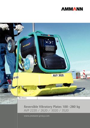 Виброплочи с обратен ход Ammann AVP 2220