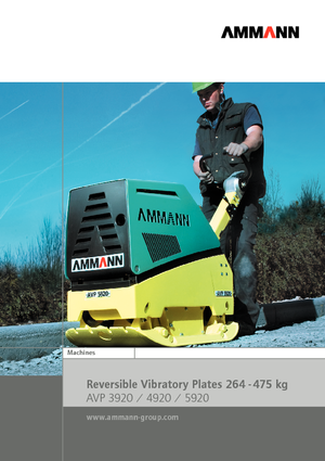 Виброплочи с обратен ход Ammann AVP 5920