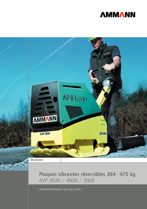 Виброплочи с обратен ход Ammann AVP 5920