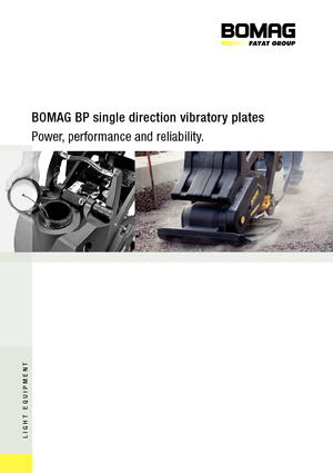 Виброплочи с преден ход Bomag BP 25/50