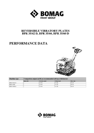 Виброплочи с обратен ход Bomag BPR 35/60