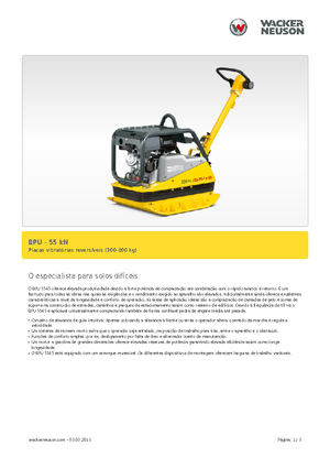 Виброплочи с обратен ход Wacker Neuson BPU5545A 