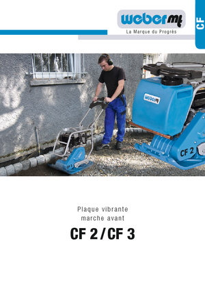 Виброплочи с преден ход weber mt CF 3 Hd