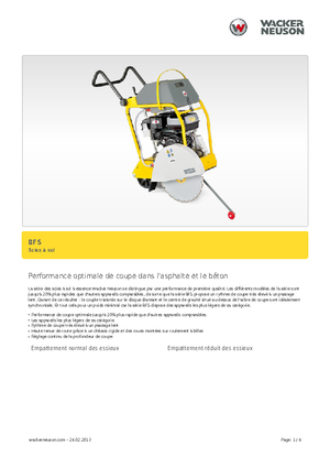 Фугорези Wacker BFS 1350 ALS