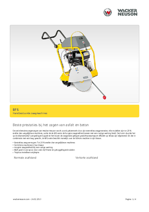 Фугорези Wacker BFS 1350 ALS