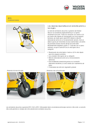 Фугорези Wacker Neuson BFS 1345 Az