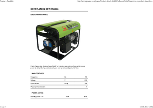 Бензинови генератори PRAMAC Lifter ES 8000