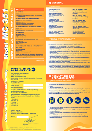 Фугорези Cuts Diamant MC 351 HD