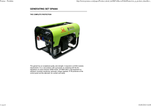 Бензинови генератори PRAMAC Lifter SP 8000