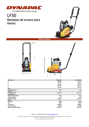 Виброплочи с преден ход Dynapac LF 50 (EH09)