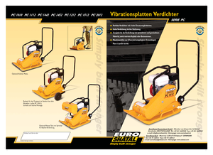 Виброплочи с преден ход Shatal PC 1512