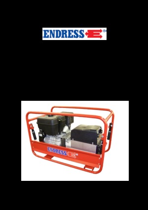 Бензинови генератори Endress ESE 1006 SDHS-DC ES / 30-300 A