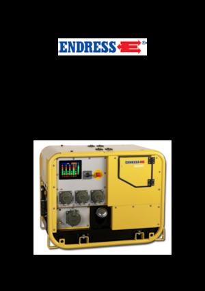 Бензинови генератори Endress ESE 607 DBG ES DIN Super Silent