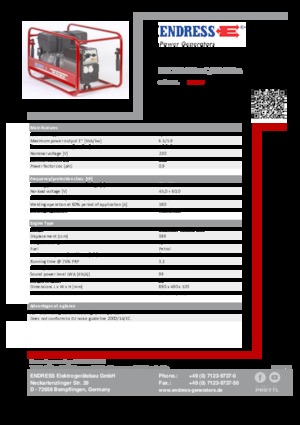 Бензинови генератори Endress ESE 704 SHS-AC / 60-200 A 