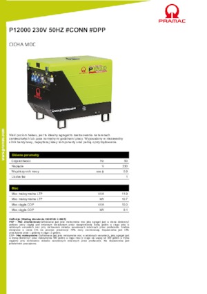 Бензинови генератори PRAMAC Lifter P 12000 THB