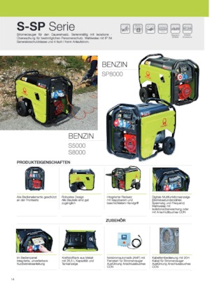 Бензинови генератори PRAMAC Lifter SP 8000