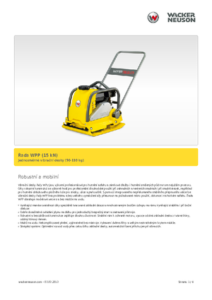Виброплочи с преден ход Wacker Neuson WPP 1540 W