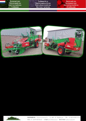 Комбайни за листни и кореноплодни култури Basrijs Plant harvester medium large BRP/ML