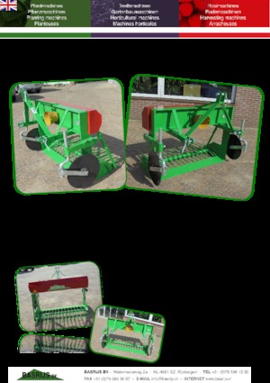 Комбайни за листни и кореноплодни култури Basrijs Plantslifter BRS/E135