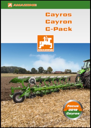 Плугове Amazone Cayros XM 3-1050 S