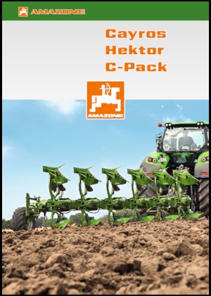 Плугове Amazone Cayros XM 3-1050 S