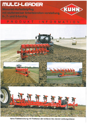 Плугове Kuhn Multi-Leader 8 T