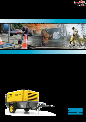 Преносими компресори за въздух - дизелови, електрически, бензинови Atlas Copco XAHS 186 Dd