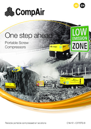 Преносими компресори за въздух - дизелови, електрически, бензинови CompAir C14-12