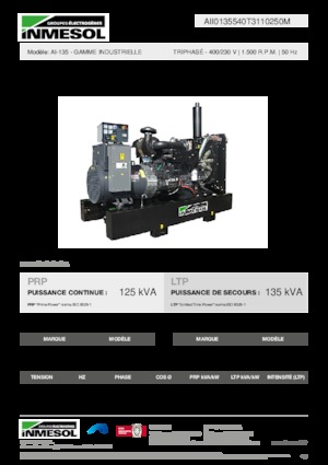 Дизелови генератори INMESOL AI-135