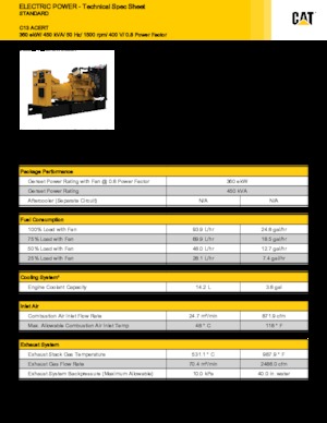 Дизелови генератори Caterpillar C13-450