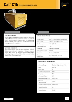 Дизелови генератори Caterpillar C15-550