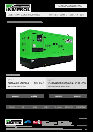 Дизелови генератори INMESOL IV-200