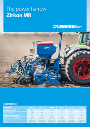 Електрически брани Lemken Zirkon XMR/300