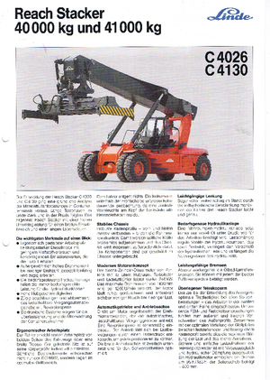 Високоповдигачи Linde C 4026 CH/5