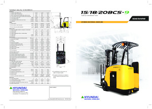 Електрически високоповдигачи Hyundai 18 BCS-9 