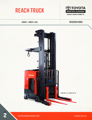 Електрически високоповдигачи Toyota 9BRU23