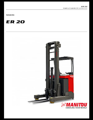 Електрически високоповдигачи Manitou ER 20