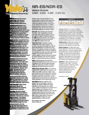 Електрически високоповдигачи Yale NR040EB