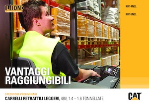 Електрически високоповдигачи Caterpillar NR14N2L