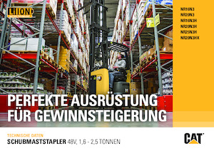 Електрически високоповдигачи Caterpillar NR20N3