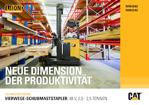 Електрически високоповдигачи Caterpillar NRM25N3