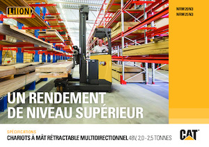 Електрически високоповдигачи Caterpillar NRM25N3